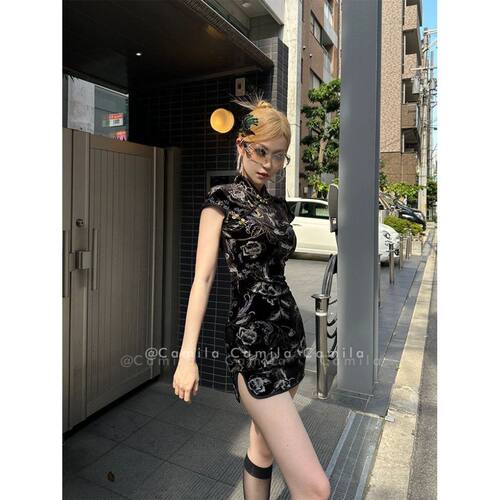 Cheongsam Qipao Chinese Dress Chipao新中式国风辣妹中华娘改良
