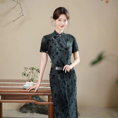 chinese traditional dress cheongsam women qipao旗袍plus size