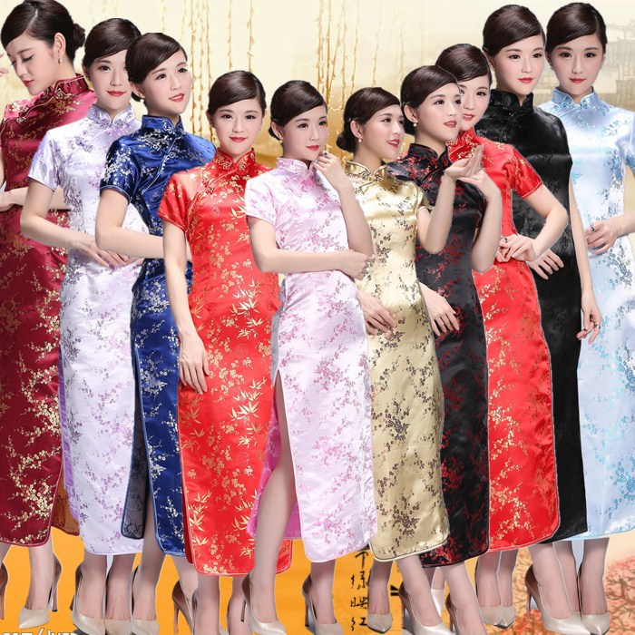 Chinese Dress Women Sexy Qipao Retro Classic Cheongsam旗袍