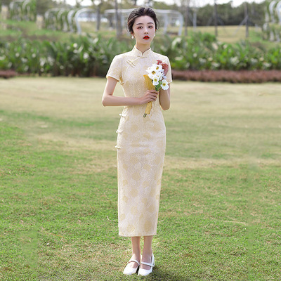 旗袍女Chinese Traditional Dress Cheongsam Women Chipao Qipao