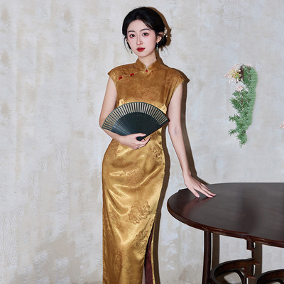 womens cheongsam elegant chinese traditional dress qipao旗袍