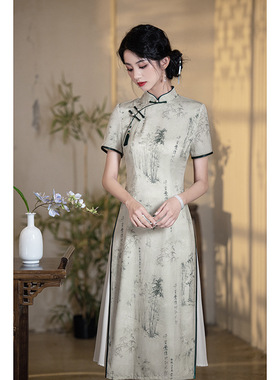 cheongsam chinese traditional qipao dress旗袍旗袍年新款新