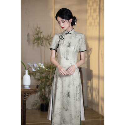 cheongsam chinese traditional qipao dress旗袍旗袍年新款新