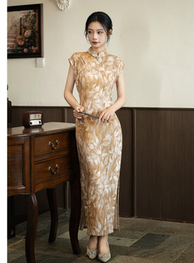 quality cheongsam chinese traditional qipao dress旗袍素雅