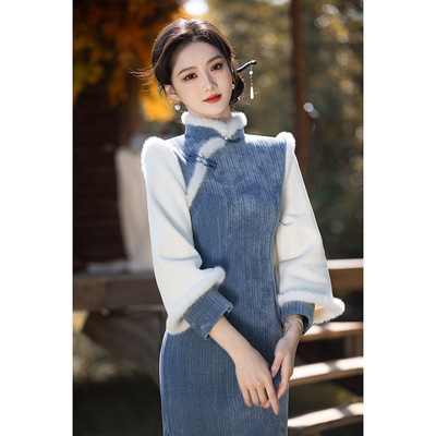 chinese dress qipao sexy women cheongsam vintage classic旗袍