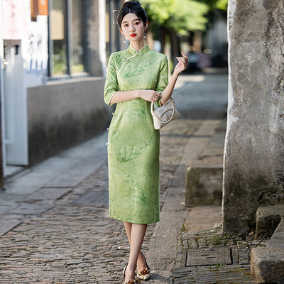 女旗袍chinese traditional dress cheongsam women chipao qipao