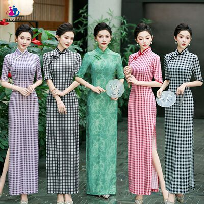 chinese traditional dress cheongsam women qipao旗袍plus size