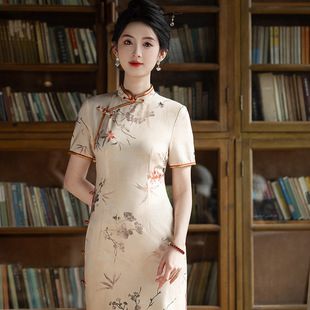 chinese traditional dress cheongsam women chipao qipao旗袍女