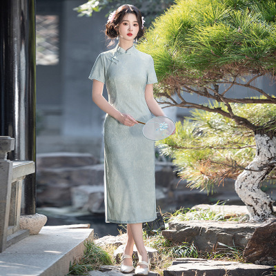 ladies chinese traditional dress cheongsam women's qipao旗袍