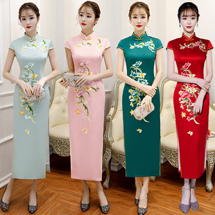 旗袍女Chinese Traditional Dress Cheongsam Women Chipao Qipao