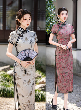 quality cheongsam chinese traditional qipao dress旗袍老上海