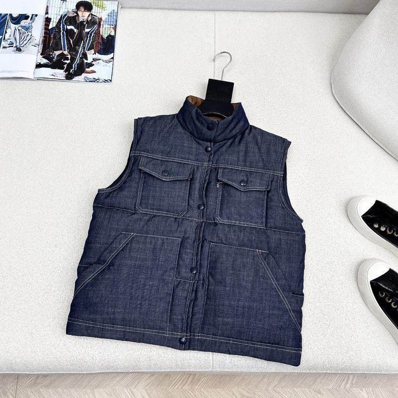 复古风青春感牛仔立领羽绒马甲外套,女装/女士精品,马夹,淘宝优惠券,粉丝福利购,淘宝优惠卷