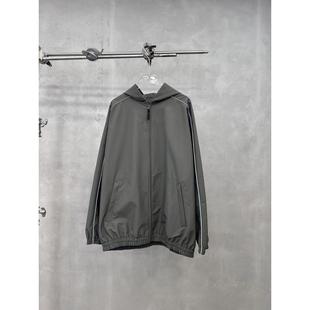 休闲内外双层做工男女同款运动连帽风衣