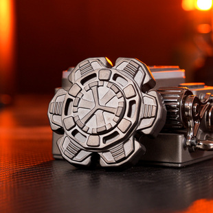 引爆开甲陀螺EDC解压玩具不锈钢指尖陀螺黑科技减压神器啪啪币