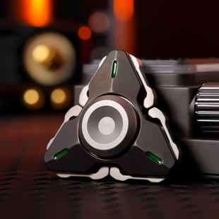 福游炮edc旋转开甲指尖陀螺黑科技玩具上班摸鱼手把件减压神器