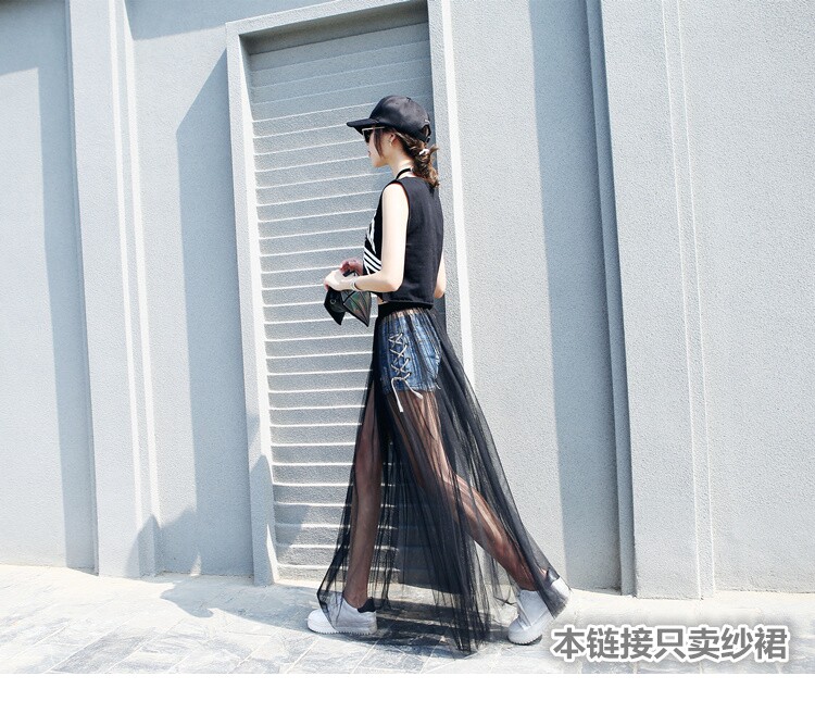 Bridesmaid skirt Studio singleton Super long Light and thin white girl Maxi dress skirt fashion Yarn skirt Middle school studentin the Women's clothing/Boutique , Skirts  category - from Buy2taobao.com to provide professional Taobao agent buy service