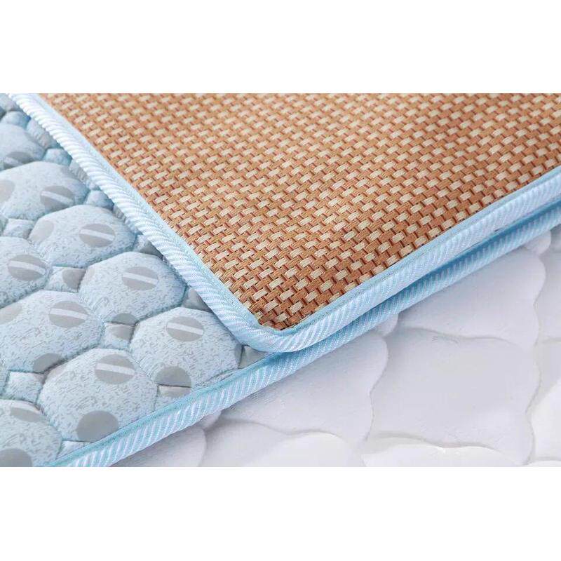 iyr7双面两用冬夏床垫打地铺凉席加厚学生宿舍午睡垫可折叠水洗