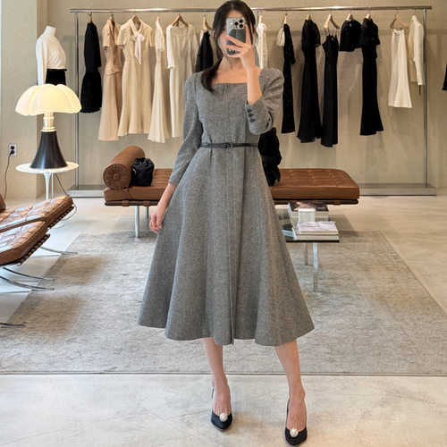 不退不换 韩国Bau  2025秋季新品 连衣裙