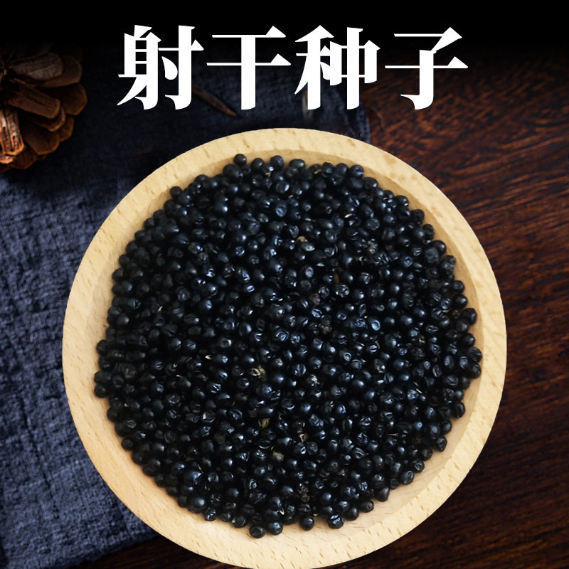 中药材射干种子 射干籽 包发芽耐旱耐寒易种管理简单可以林下套种