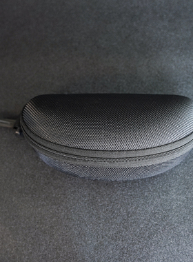 骑行牛津布拉链眼镜盒超轻抗压便携防尘超大时尚墨镜拉链眼镜盒子