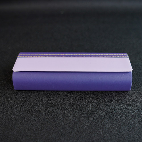 眼镜盒便携简约近视眼镜马卡龙色学生时尚清新拼接防压墨镜收纳盒