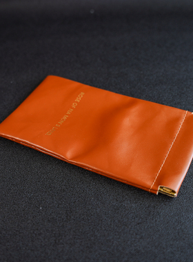 新款皮质眼镜袋太阳镜墨镜收纳套弹片口自动闭合眼镜旅行收纳袋包