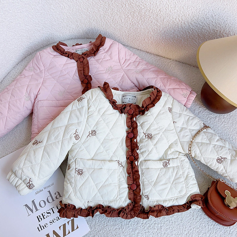 加厚冬季刺绣时尚加厚上衣