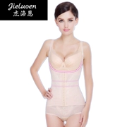 Jie Luoen 2018 mới bụng hông body body định hình đồ lót sau sinh sửa chữa eo cơ thể body corset định hình quần áo - Một mảnh