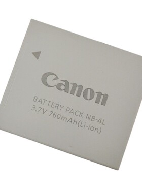 适用于佳能NB-4L IXUS100 220 230 60 120 IXUS75\80 115相机电池