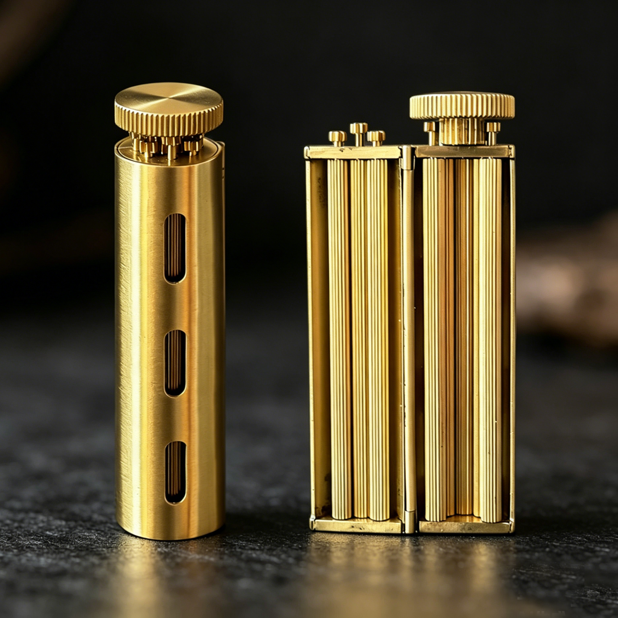家用纯黄铜卷烟器具8轴粗细支手工卷烟机手动转圈烟机6/8X78mm