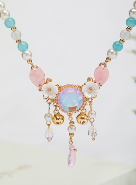 古风项链女珍珠软璎珞汉服璎珞