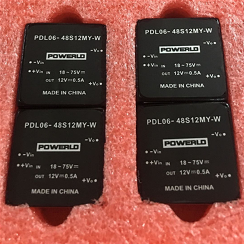 PDL06-48S12MY-W新星电源 DC48V转12V0.5A/6W隔离电源 DC18-75V