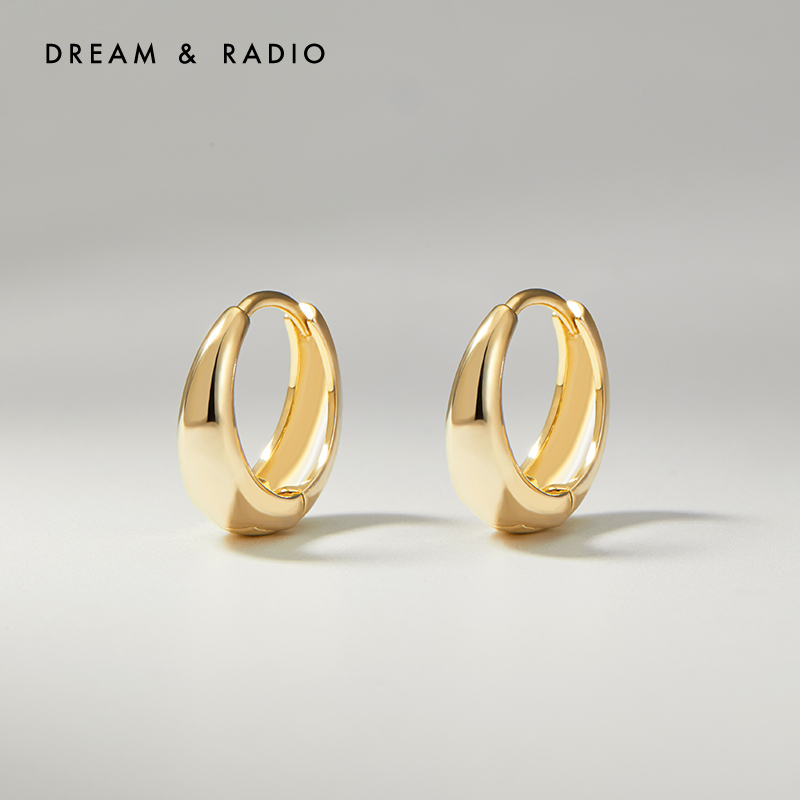 复古优雅欧美风金属小耳圈