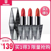 C & V Transformers Matte Lipstick Set Matte Velvet Lasting Moisturising Dirty Orange Bean Sand Coral Lipstick Chính hãng - Son môi black rouge a24