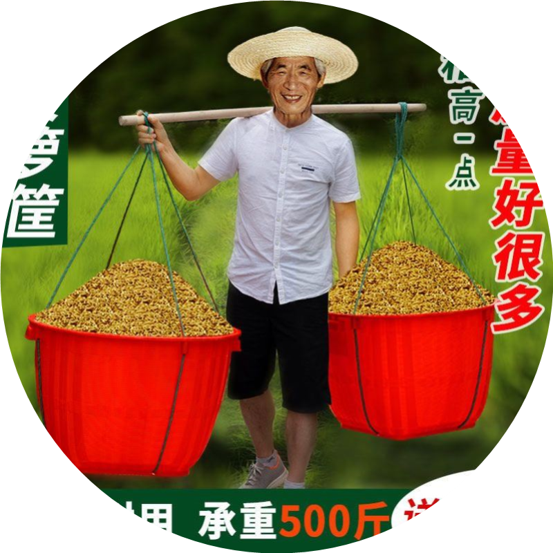 塑料箩筐水果蔬菜收纳筐加厚