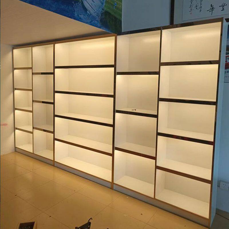 化妆品展示柜奢侈品包包香水珠宝柜直播间产品样品柜烟酒茶叶木柜