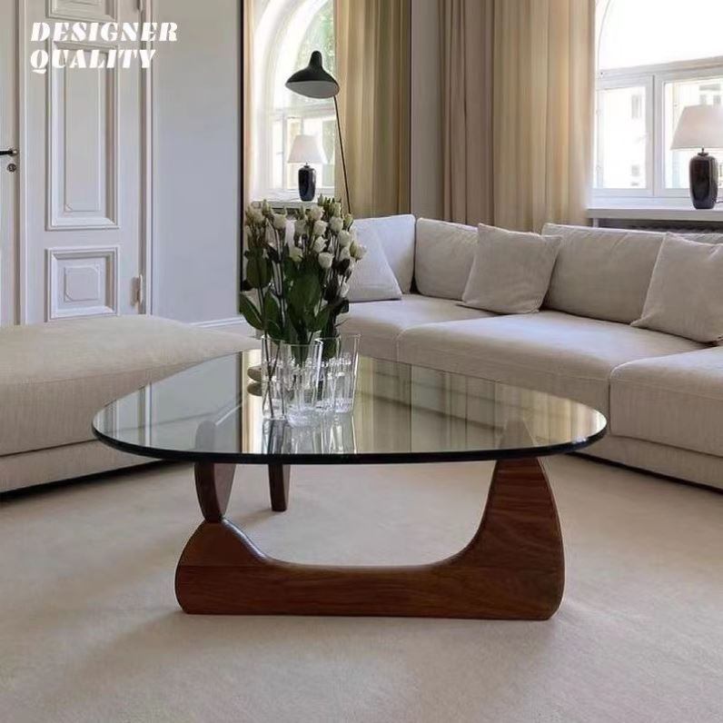 高档玻璃茶几小户型客厅家用现代简约北欧透明极简创意桌子茶桌