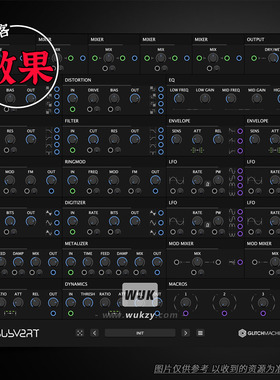 效果丨Glitchmachines Subvert 1+2代（颠覆-三通道失真处理器）