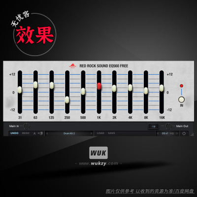 效果 Red Rock Sound EQ560（10段图形均衡器）