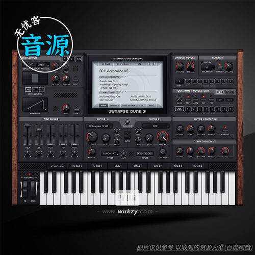 老牌沙丘合成器插件音色音源