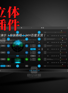 将7.1等环绕声音向下混成立体声 NUGEN Audio Halo Downmix