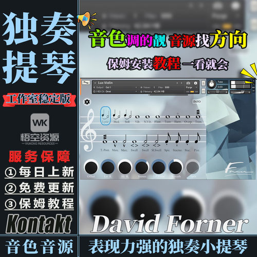 表现力强的独奏小提琴