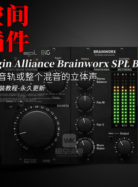 TEC获奖产品 大旋钮立体声扩展丨Plugin Alliance SPL BiG