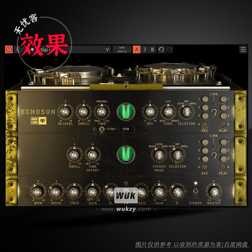 宝石复刻意大利磁鼓延迟效果器