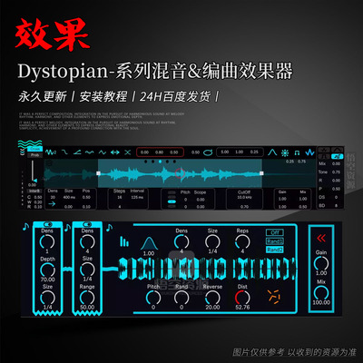 Dystopian粒子合成器故障效果