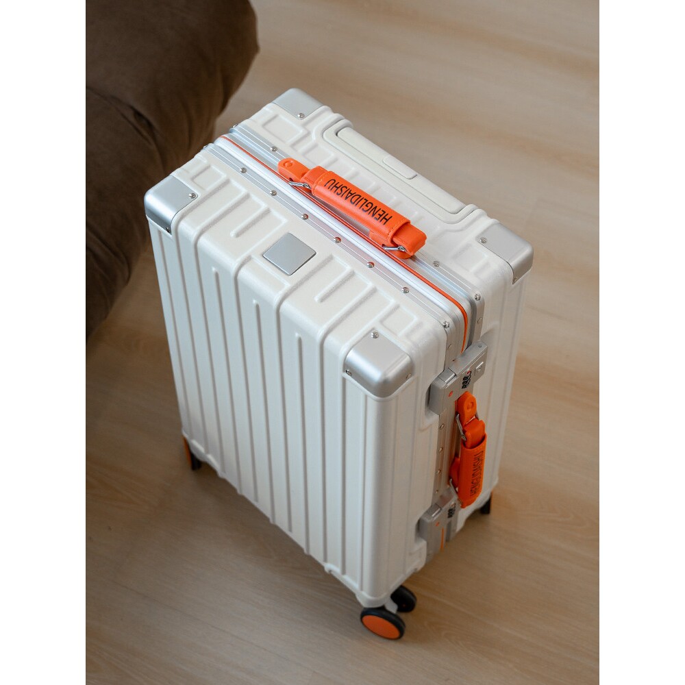 Echolac爱可乐新款撞色行李箱女万向轮水杯架旅行箱男学生大容量