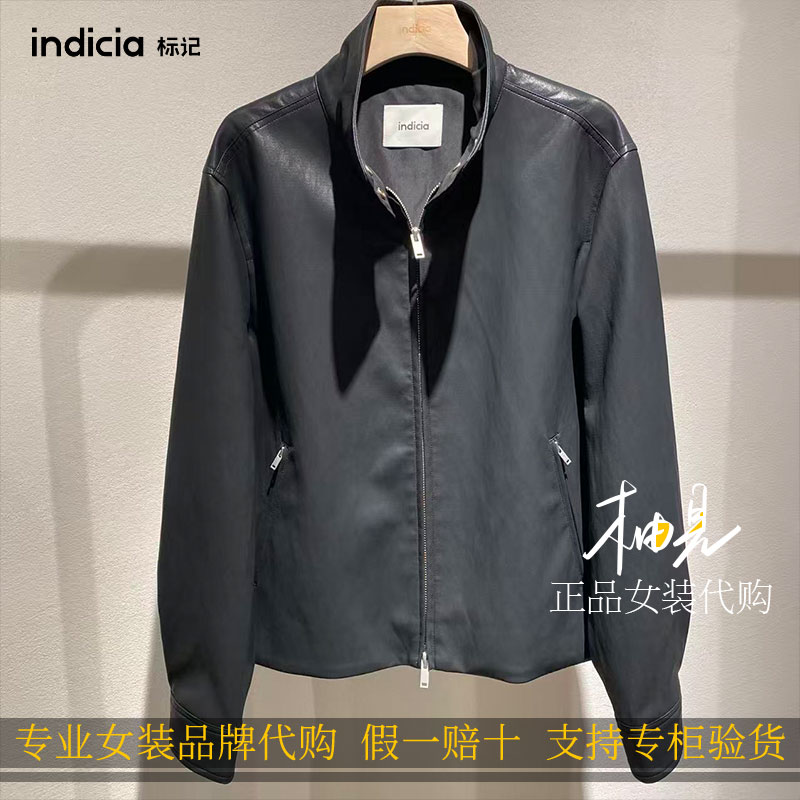 标记 indicia26秋新款专柜国内正品代购皮衣外套F2C6PY341F-1589