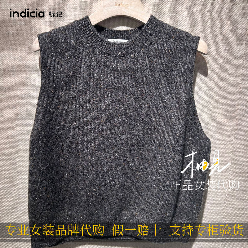 标记 indicia 26冬 新款 专柜国内正品代购马甲F2D6MJ573N-789
