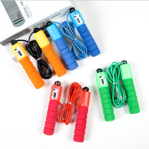 计数器跳绳专业负重海绵玩具运动健身适用14岁以上