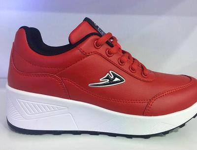 凡得女鞋子运动旅游鞋单鞋坡跟鞋